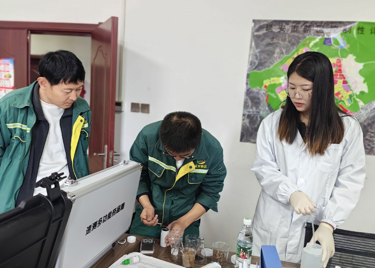 萊恩德土壤養(yǎng)分檢測儀入駐延安新區(qū)市政公用有限公司，檢測實(shí)力再升級